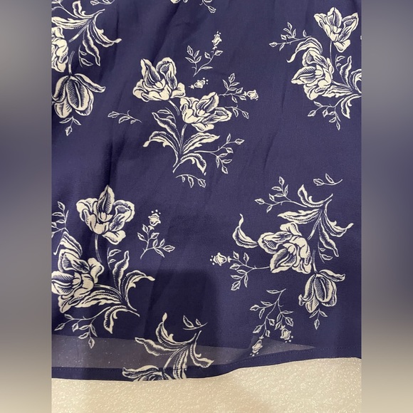 Ralph Lauren Top Womens Small Petite Navy Multicolor Paisley Floral Blouse $268 - Picture 5 of 10